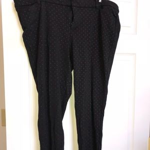 Polka Dot Black Pixie Pants